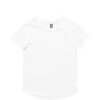 White CB Clothing Kids Curved Hem T-Shirts